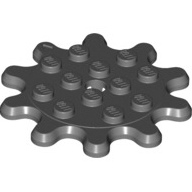 Lego ozubené kolo 10 zubů, tmavě modro šedá (6252371)
